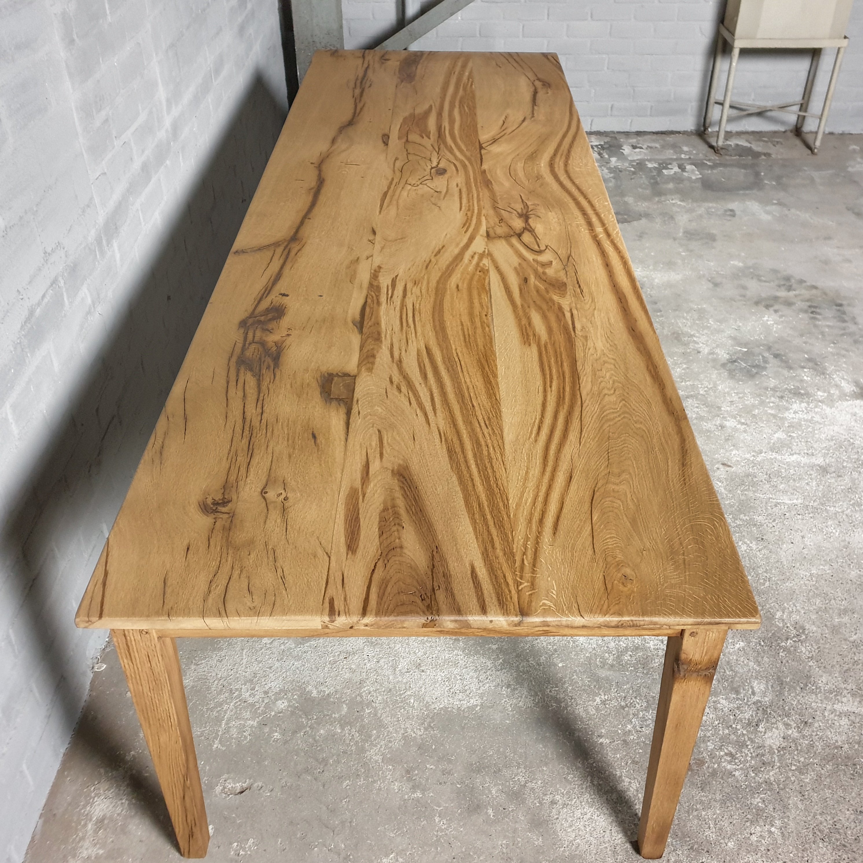 Französischer Tisch 3 Meter lang - Landhausstil - Altholz Eiche - DT69