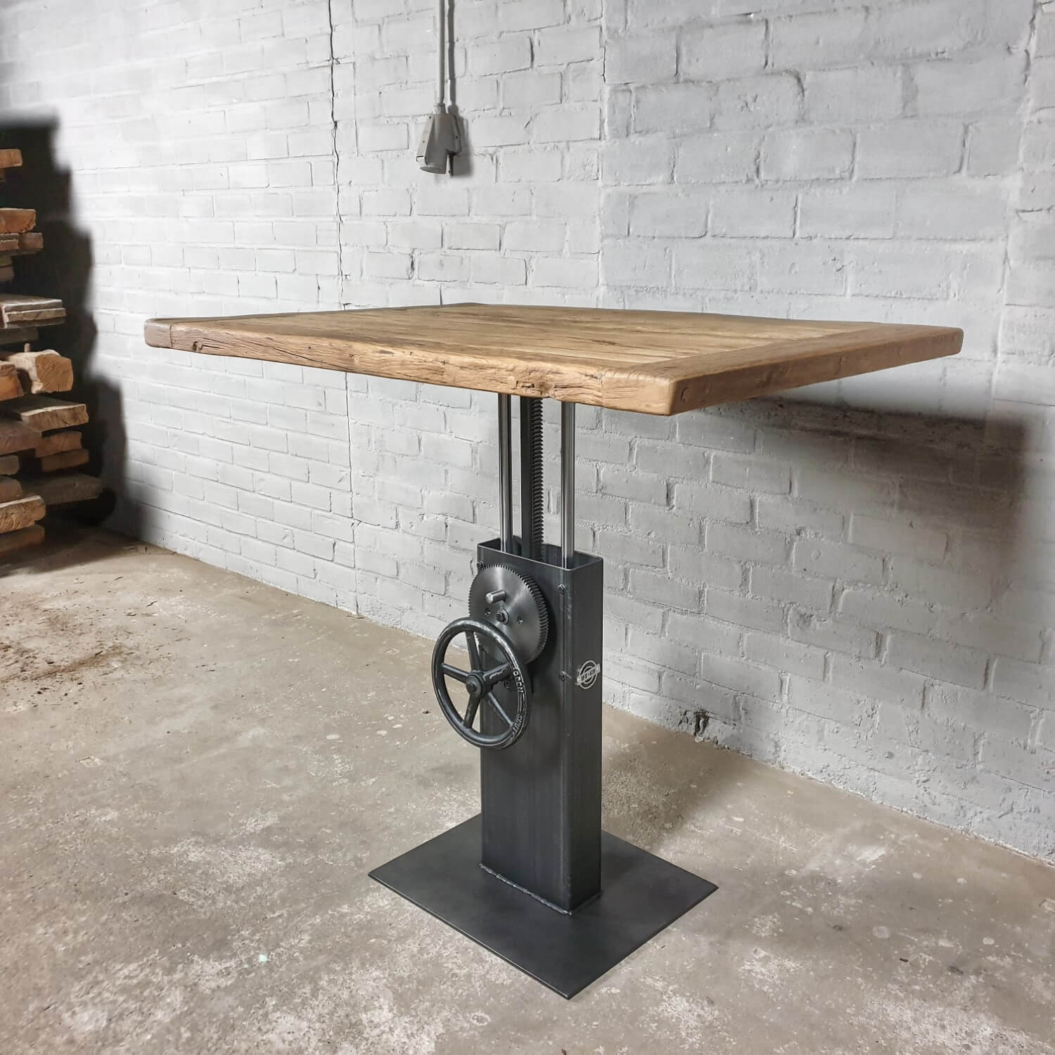 Industrie Design Bistrotisch höhenverstellbar – IND771 Industrie Design Bistrotisch höhenverstellbar – IND771