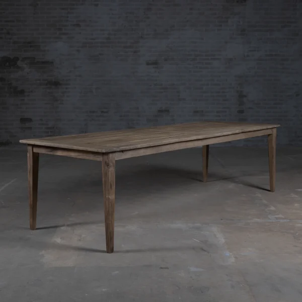 Franse eettafel gemaakt van oud eikenhout