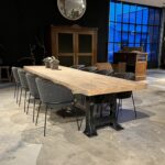 Höhenverstellbarer Esstisch nach Industrie design