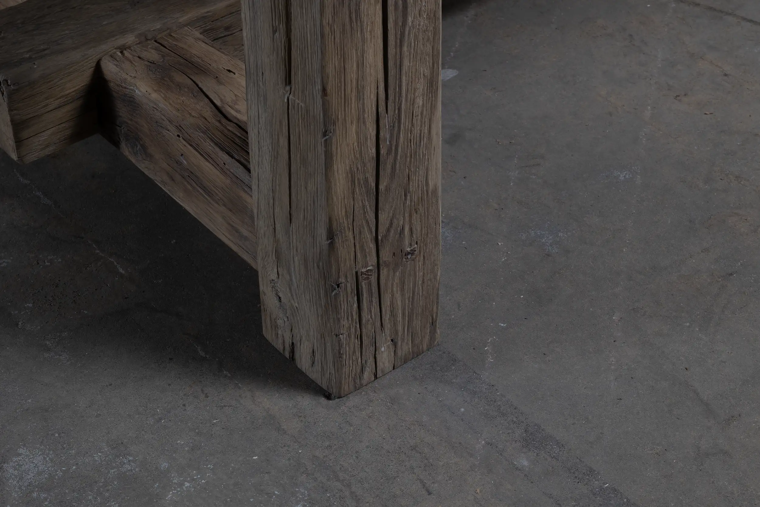 Closeup van Z027-M tafelpoot