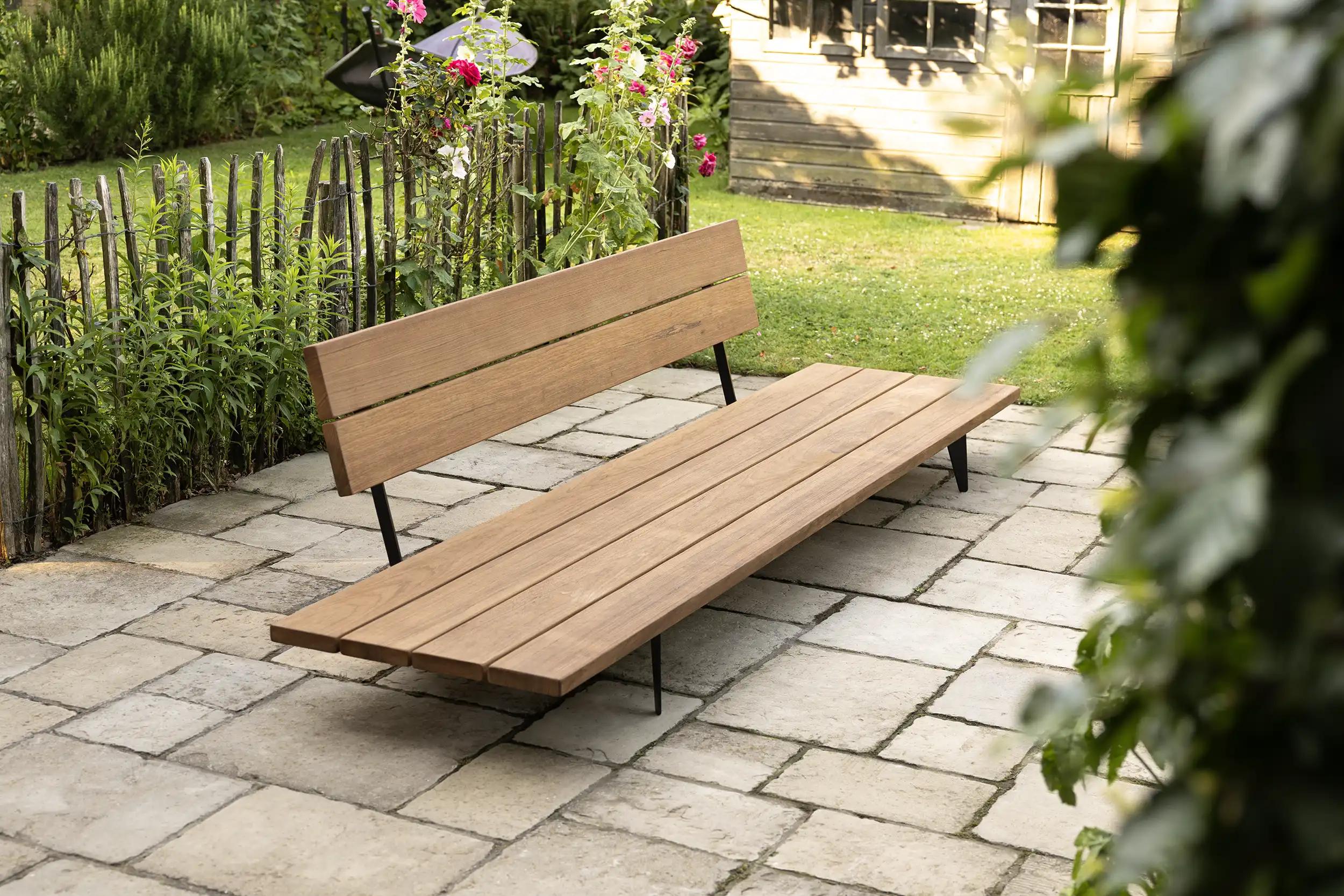 Moderne houten tuinbank TB01 (5)