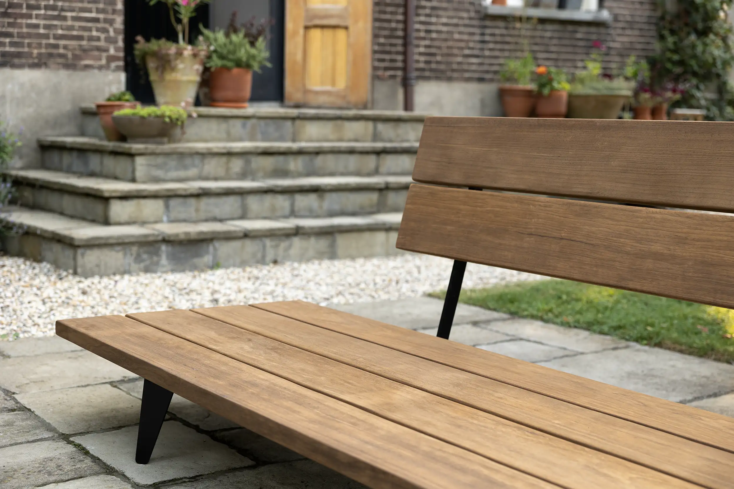 Moderne houten tuinbank TB01 (7)